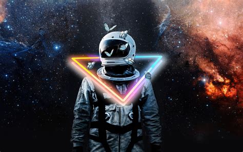 Astronaut Wallpaper 4K, Galaxy, Space suit, Dream