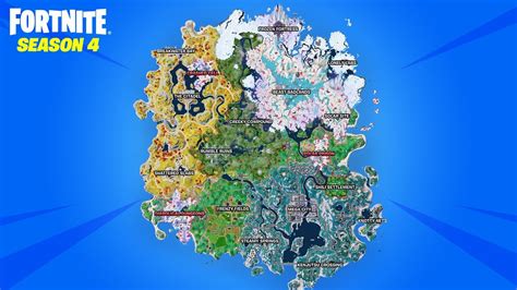 Fortnite Chapter 4 Season 4 - Map Reveal - YouTube