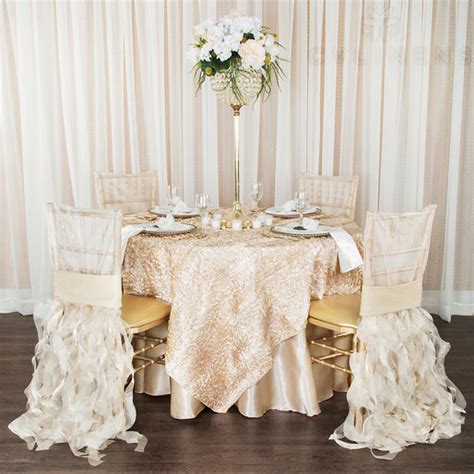 Satin 108" Round Tablecloth - Champagne– CV Linens