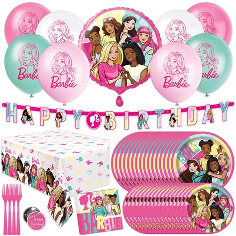 Buy Unique Barbie Party Decorations | Serves 16 Guests | Officially ...