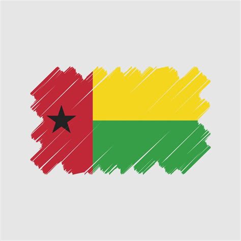 Guinea Bissau Flag Vector Design. National Flag 11472726 Vector Art at ...