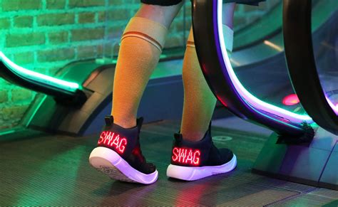 These Customizable LED Shoes Make Your Message Known