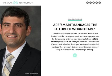 Are ‘smart’ bandages the future of wound care? - Medical Technology ...