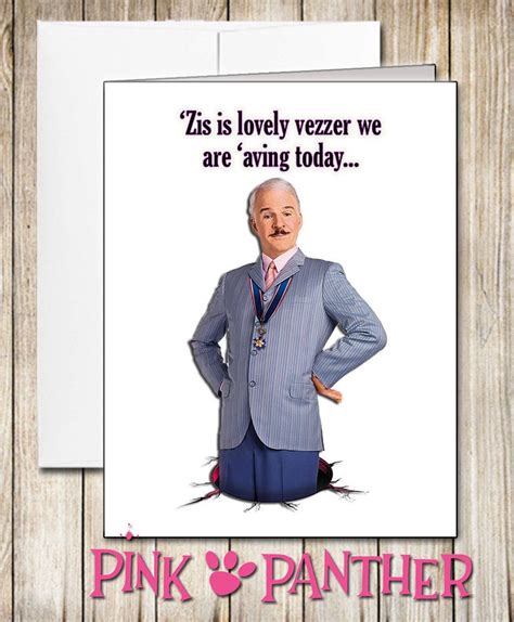 Pink Panther Steve Martin Thinking of You Card Funny - Etsy