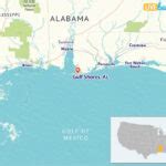 Alabama Beaches Map | Beach Map