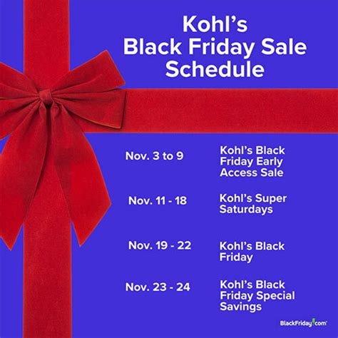 Kohl's Has Launched Its Black Friday Early Access Sale + Black Friday ...