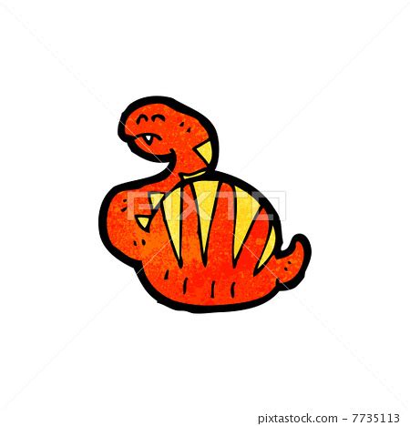 fat snake cartoon - Stock Illustration [7735113] - PIXTA