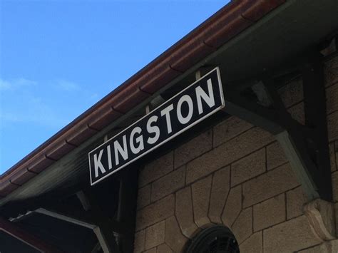 Kingston, Ontario - I believe this is the train station where we hopped ...