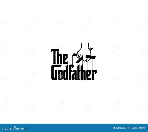 The Godfather Logo Editorial Illustrative on White Background Editorial ...