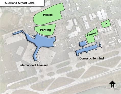 Auckland AKL Airport Terminal Map