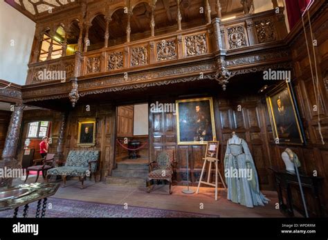 Hever Castle Interior, Kent, UK Stock Photo - Alamy