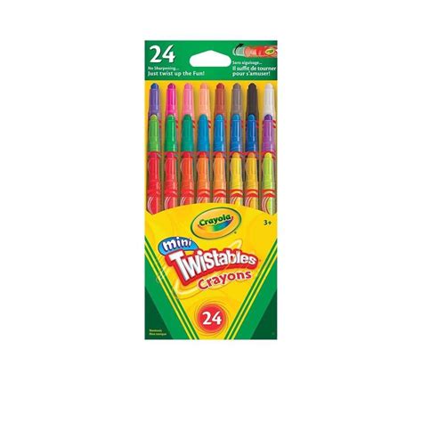 Crayola® Mini-Twistables Wax Crayons, 24 colors 724658