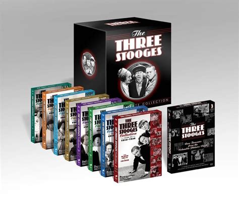 The 3 Three Stooges Complete DVD Series: Ultimate Collection Anthology ...