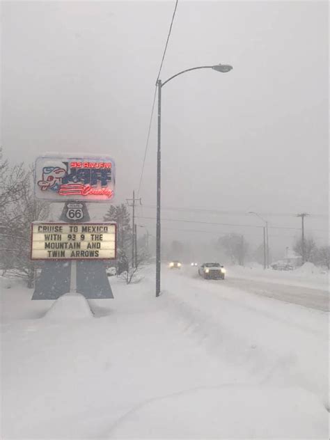 Flagstaff Sees Historic Snowfall Thursday With More Snow To Come – KAFF ...