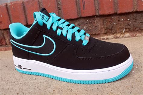 Nike Air Force 1 Low "Black/Turquoise Blue" | Complex