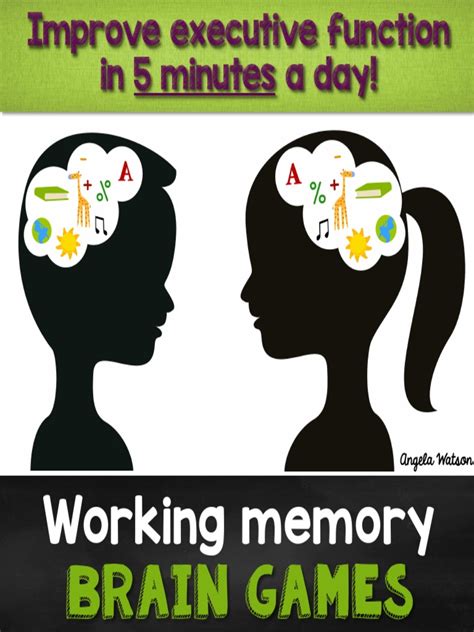 Working Memory Brain Games PDF | PDF | Working Memory | Memory