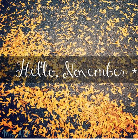 Hello November Wallpapers - Top Free Hello November Backgrounds ...