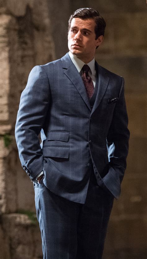 The Man from U.N.C.L.E. (2015) - Solo's Blue Teal Windowpane Suit ...