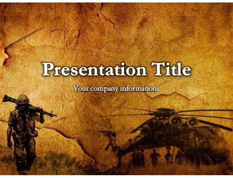 Powerpoint Template Free War