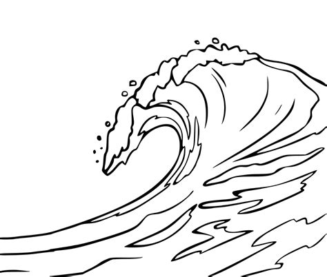 Ocean Waves Drawing at GetDrawings | Free download