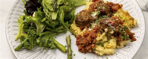 Meatball and Polenta Casserole by Ree Drummond | Recipes, Dinner, Food