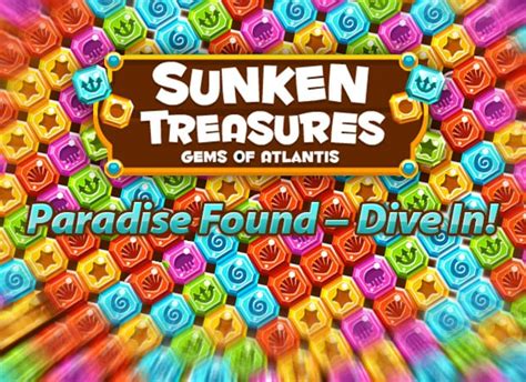 Play Free Sunken Treasures: Gems of Atlantis Online | Play to Win at ...