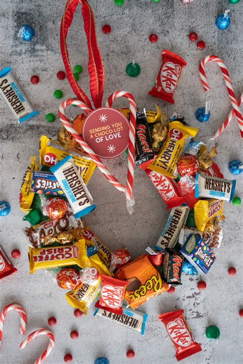 How to Make a DIY Candy Wreath (Step By Step!)