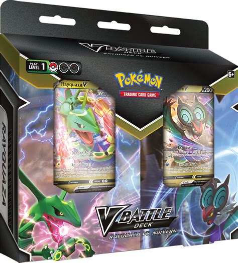 New Dragon-type Pokémon TCG V Battle Decks announced, feature Rayquaza ...