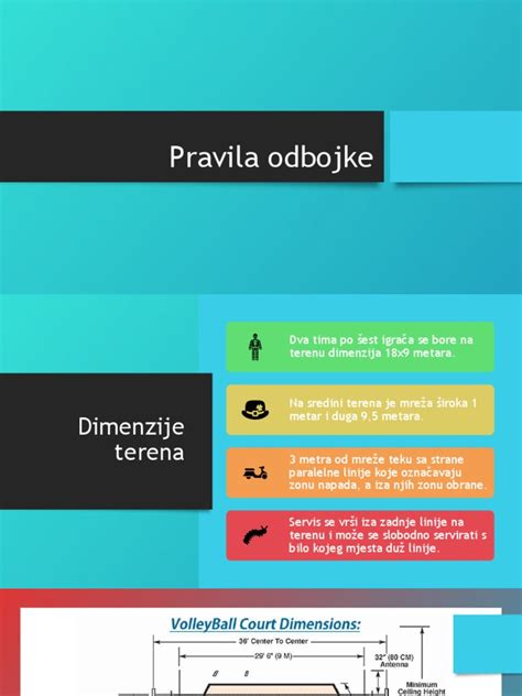 Pravila Odbojke - Odbojka - Voleyball | PDF