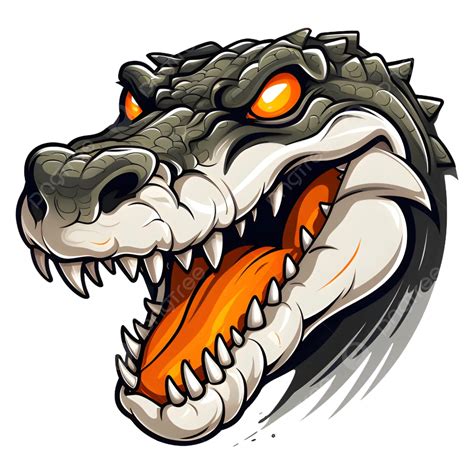 Crocodile Head Logo Ai, Crocodile Head, Crocodile Logo, Crocodile PNG ...