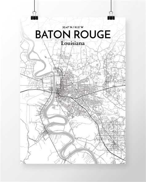 Printable Map Of Baton Rouge - Printable Maps