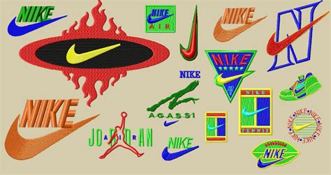 NIKE Embroidery Designs Nike Fashion Logos Embroidery Over | Etsy