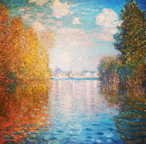 #Autumn Effect at Argenteuil (1873) by Claude #Monet | Monet art ...