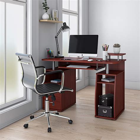 Techni Mobili Complete Computer Workstation Desk With Storage. Color ...