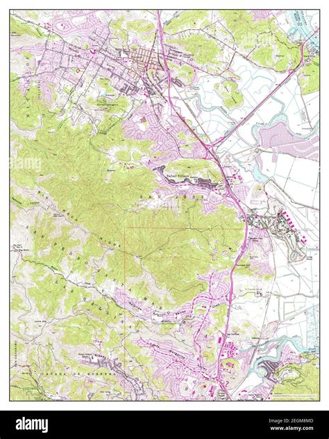 Novato california map Cut Out Stock Images & Pictures - Alamy