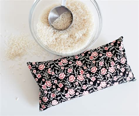 Diy Microwavable Rice Heating Pad · How To Make A Heat Pack / Cold Pack ...