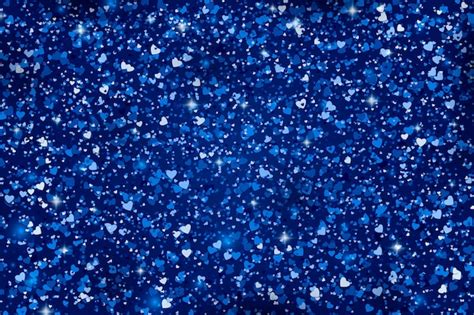 Free Vector | Realistic navy blue glitter background