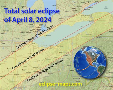 Total Solar Eclipse of 2024: Here Are Maps of the 'Path of Totality ...