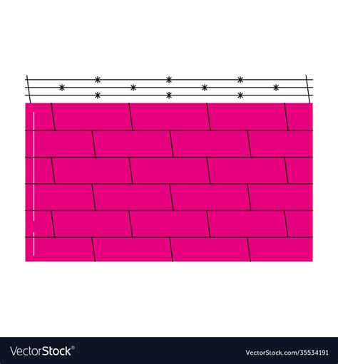 Pink bricks wall design Royalty Free Vector Image