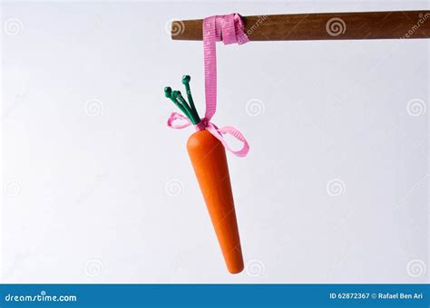 Carrot Or Stick Approach Idiom Stock Photo - Image: 62872367