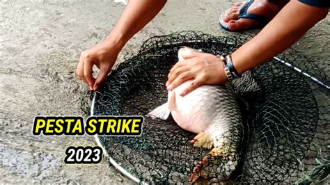 LOMBA MANCING 2023 !! PESTA STRIKE IKAN MAS BABON - YouTube