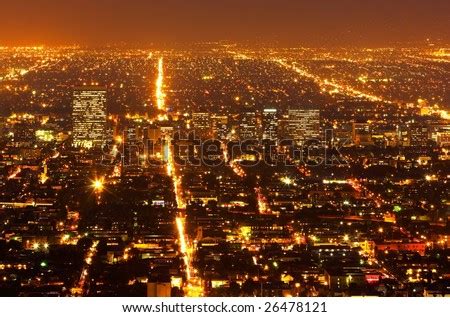 Urban City Suburbs At Night Stock Photo 26478121 : Shutterstock