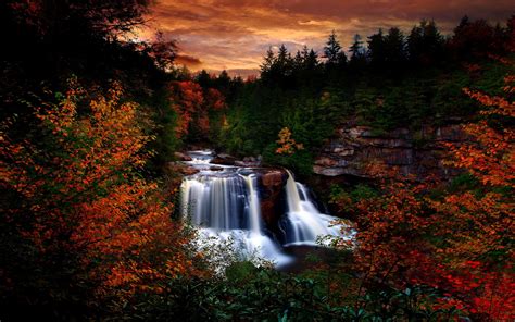 Autumn Sunset Rock Creek Wallpapers - Wallpaper Cave