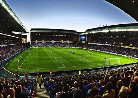 Ibrox Stadium, Scottish Football Stadium, Glasgow, Scotland, Rangers FC ...