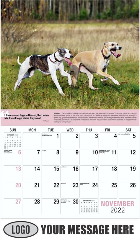 2022 Business Advertsing Calendars | Dogs Calendar | low as 65¢