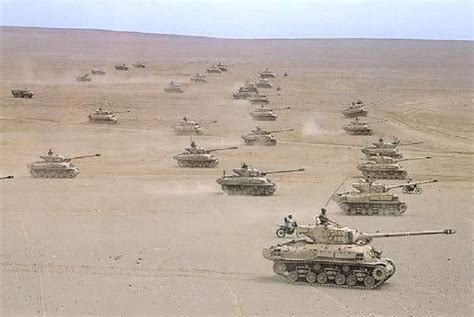 Group of Israeli M51 Super Shermans on the move. The M51 Super Sherman ...