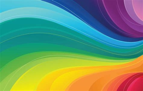 Beautiful Rainbow Wave Background 1914460 Vector Art at Vecteezy