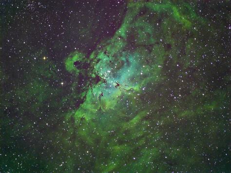 M16 - The Eagle Nebula in SHO Hubble Palette : r/astrophotography