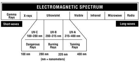 Uv Wavelength Spectrum