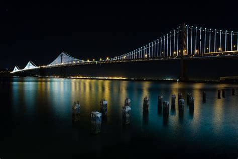 The Bay Bridge at Night in San Francisco | dav.d photography